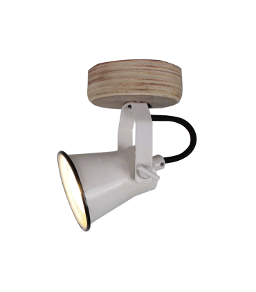 LAMPARA DE TECHO 1 FOCO GU10  SERIE PORCELANA BLANCA