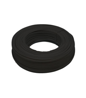 CABLE MANGUERA PLANA 2 X 0,50 NEGRA