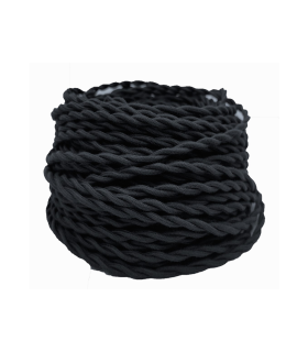 CABLE TRENZADO 3 X 1,5 NEGRO