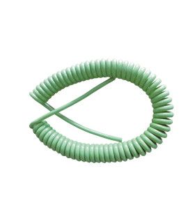 PROLONGACIÓN MANGUERA RIZADA 3X1mm 5 METROS (50 CMTS ENROLLADO)VERDE