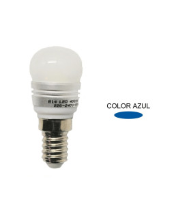 LAMPARA PEBETERA LED AZUL E14 2,2W 120º 230V