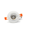 DOWNLIGHT LED EMPOTRABLE ORIENTABLE REDONDO CORTE 95MM 8W 3000K 36º 230V