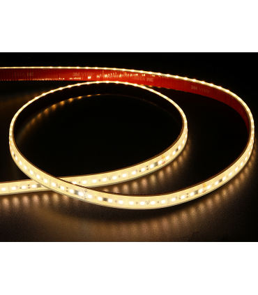 TIRA LED FLEXIBLE PROFESIONAL IP68 16W/MT 2700K 230V 12MM 120LED/MT venta por metros