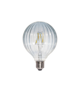 LAMPARA DECORATIVA FILAMENTO LED GLOBO CLARA E27 6W 2700K 360º 230V