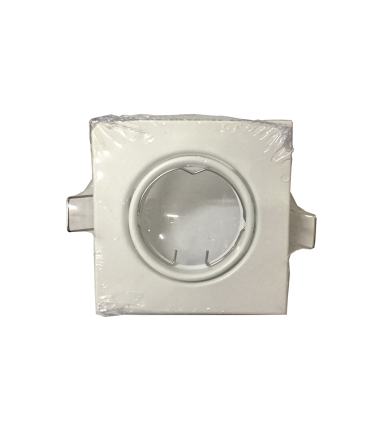 ARO EMPOTRABLE CUADRADO BLANCO