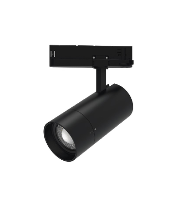 FOCO CARRIL LED 4 VIAS (HASTA 3 ENCENDIDOS) 40W CAMBIO DE TONO  38º 230V NEGRO