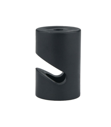 SUJETACABLES EN V NEGRO (5PCS)