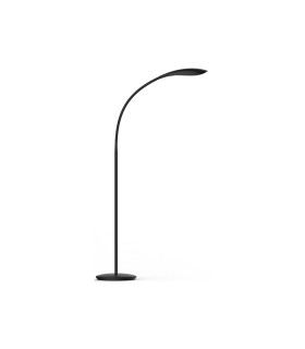 LAMPARA LED DE PIE 12W 3000K 100º 230V NEGRO
