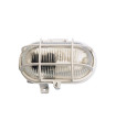 APLIQUE OVAL 60W. BLANCO