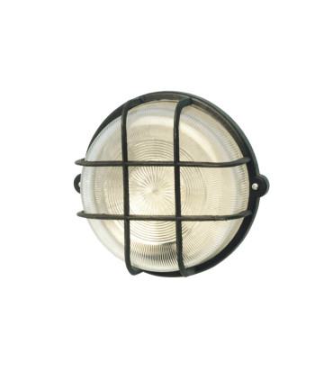 APLIQUE REDONDO 100W. NEGRO