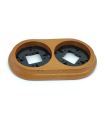 MARCO DOBLE SUPERFICIE COLOR MADERA CLARA