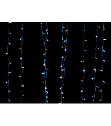 CORTINA LED CON EFECTOS AZUL 300LEDS 40W 2,0x2,0METROS IP44 conectables 5 uds posición fija: sí