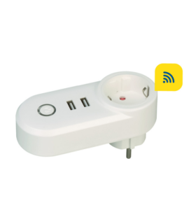 ADAPTADOR SMART LIGHTING CON DOS USB