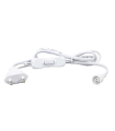 CABLE INICIAL CON INTERRUPTOR Y CLAVIJA PARA TIRA DE LED 1.8METROS