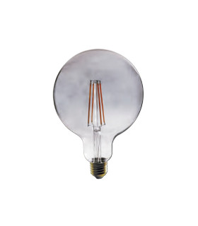 LAMPARA GLOBO CRISTAL SMOKY FILAMENTO LED G125 E27 2.5W 1800K 360º 230V