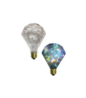 LAMPARA LED GUIRNALDA PRISMA RGB E27 1,5W 360º 230V
