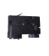 CONECTOR CARRIL LED SALIDA CABLE (PUNTO DE LUZ) NEGRO