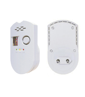 DETECTOR DE GAS CON ALARMA 85DB 4W 230V