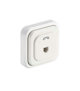 TOMA DE TELEFONO 4 VIAS BL.