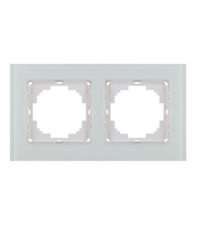 MARCO DOBLE CRISTAL BLANCO SERIE 8000