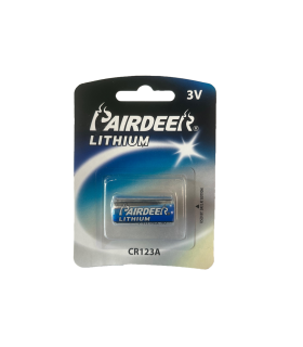 PILA DE LITIO CR123A  (BLISTER DE 1 UNIDAD)