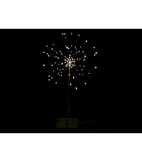 ESTRELLA 120 LEDS 1.92W 49 CM BLANCO CALIDO IP20 BASE PLATA 3,2V