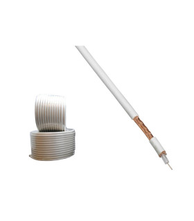 CABLE COAXIAL FINO 75 OHMIOS (ROLLO 100 METROS )