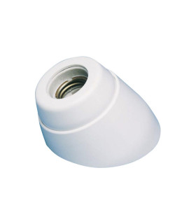 PORTALAMPARAS CURVO INTERIOR PORCELANA EN BLISTER