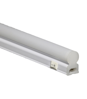 REGLETA DECORATIVA DE LED T5 CON INTERRUPTOR 9W 3000K 580mm 230V
