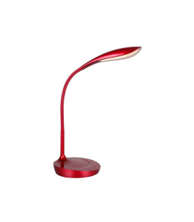 LAMPARA LED DISEÑO USB INTENSIDAD REGULABLE 4,5W 6400K 100º 230V ROJO