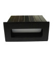 APLIQUE PARED LED IP54 3W 3000K  230V NEGRO