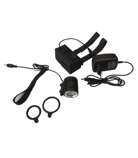 LINTERNA BICICLETA LED RECARGABLE DE ALUMINIO FRONTAL 1600LM