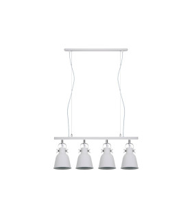 LAMPARA COLGANTE E27 BLANCO