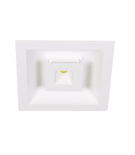DOWNLIGHT LED EMPOTRABLE CUADRADO TRES ENCENDIDOS CORTE 160x160MM 15+12W 3000K 60º 230V