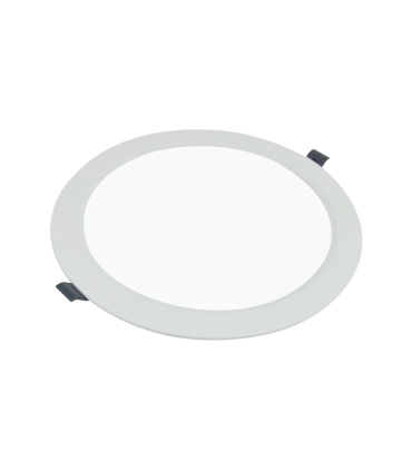 DOWNLIGHT LED EMPOTRABLE  CORTE 195MM 18W 4000K REDONDO BLANCO