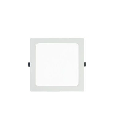 DOWNLIGHT LED EMPOTRABLE  CORTE 145x145MM 12W 6500K CUADRADO BLANCO