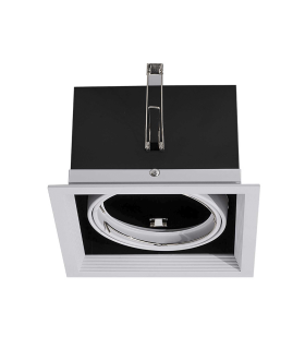 DOWNLIGHT EMPOTRABLE ORIENTABLE AR111 LED 20W 3000K 24º 230V BLANCO