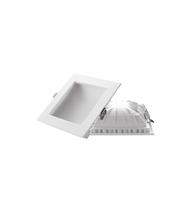 DOWNLIGHT EMPOTRABLE REGULABLE CUADRADO LED OCULTO CORTE 90*90MM 6W 3000K 230V