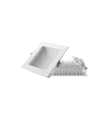 DOWNLIGHT EMPOTRABLE REGULABLE CUADRADO LED OCULTO CORTE 90*90MM 6W 3000K 230V