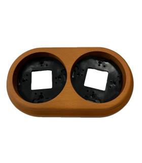 MARCO DOBLE SUPERFICIE COLOR MADERA