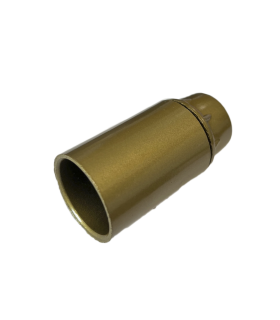 PORTALAMPARAS R/MIGNON BAQU.DORADO