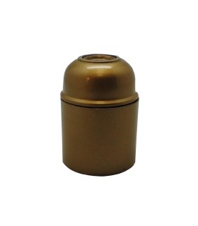 PORTALAMPARAS REFORZADO E-27 DORADO