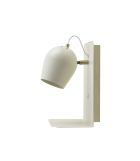 APLIQUE PARED SERIE GORBEA CON USB 1XE27 BLANCO