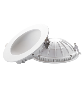 DOWNLIGHT EMPOTRABLE REGULABLE LED OCULTO CORTE 135MM 12W 3000K 230V