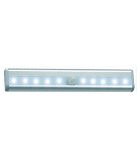 PILOTO LUZ NOCTURNA LED CON SENSOR CREPUSCULAR Y DE MOVIMIENTO 2W 6500K BATERIAS 4XAAA ( NO INCLUIDAS)