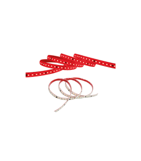 TIRA DE  LED FLEXIBLE PROFESIONAL IP65 16W/MT ROJA 230V 11MM 120LED/MT venta por metros