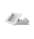 DOWNLIGHT EMPOTRABLE REGULABLE CUADRADO LED OCULTO CORTE 135*135MM 12W 3000K 230V