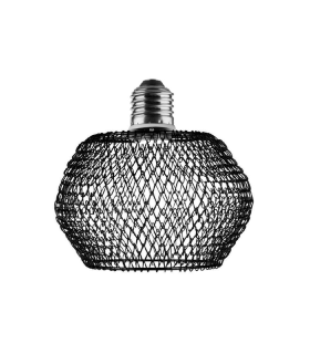 LAMPARA PLEGABLE LED E27 4W 3000K CESTA NEGRA