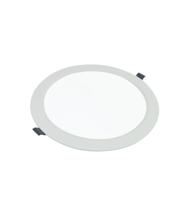 DOWNLIGHT LED EMPOTRABLE  CORTE 195MM 18W 3000K REDONDO BLANCO