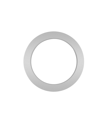 DOWNLIGHT LED EMPOTRABLE  CORTE 195MM 18W 3000K REDONDO PLATA